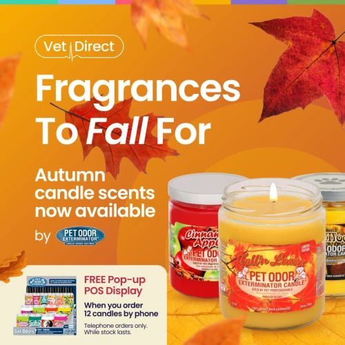 Pet Odour Candles Autumn Range