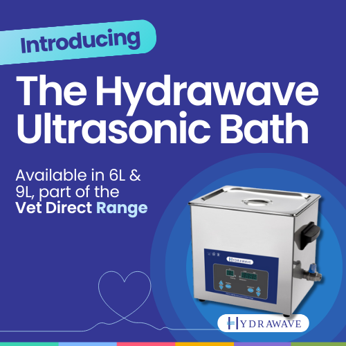 Introducing the Hydrawave Ultrasonic Bath - New to the Vet Direct Range