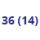 36 (14)