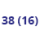 38 (16)