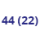 44 (22)