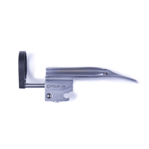 Opticlar Laryngoscope Blade to Fit Opticlar or WA Handles - Vet Miller Size 0 with Magnifier