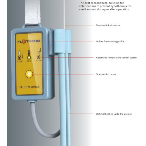 FloTherm Vet IV Fluid Warmer with Wrapped Warming Profile*1