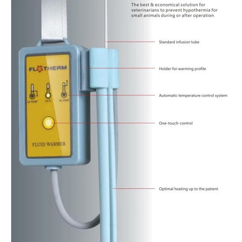 FloTherm Vet IV Fluid Warmer with Wrapped Warming Profile*1