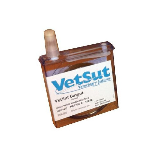 VetSut Catgut Cass Size Metric 8  (USP 4) Suture*30M