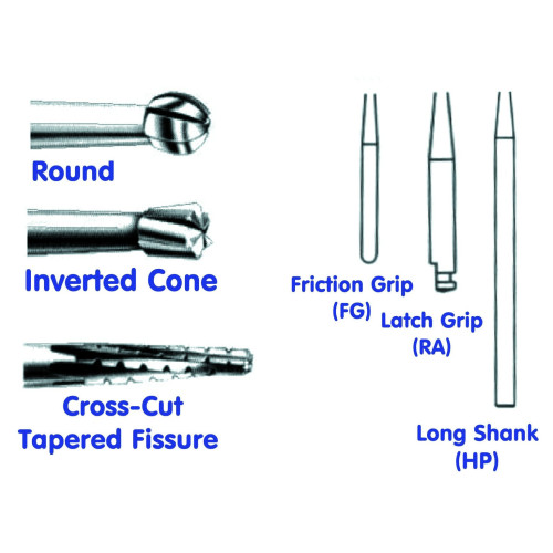 Bur FG Inverted Cone 018/6 (X-Large)*1