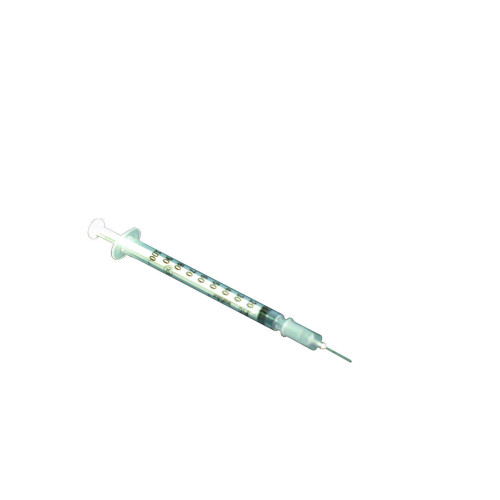Art Pic 1ml 100i.u. Insulin Syr & 27G x 1/2in Syringe & Needle*100