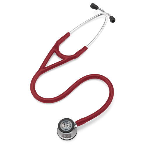 3M Littmann Cardiology Stethoscope Burgundy with Mirror Finish Chestpiece