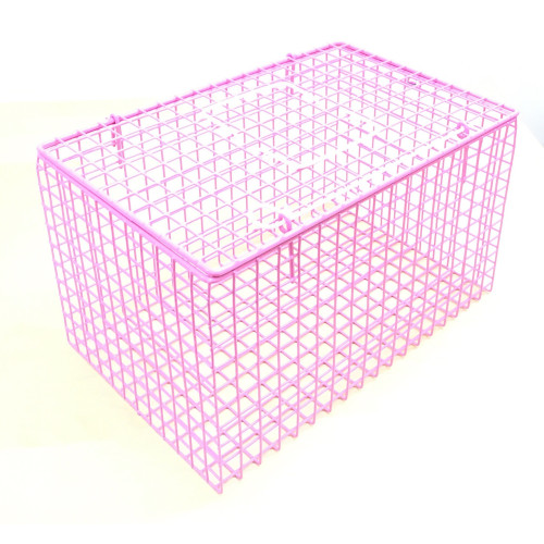 Wire Cat Basket Extra Strong Pink 45.7x30.5x30.5cm *1