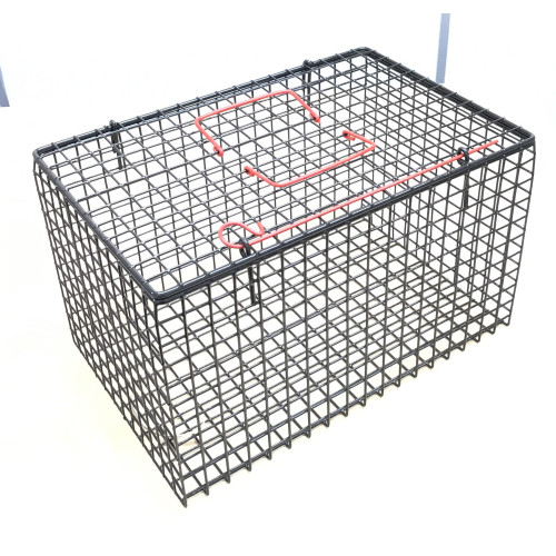 Wire Cat Basket Extra Strong Black 45.7x30.5x30.5cm *1