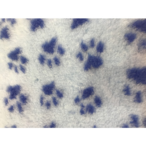 ##D## Vet Bedding Light Blue with Blue Paw Prints 40" x 30" (Non-slip Backing)*1