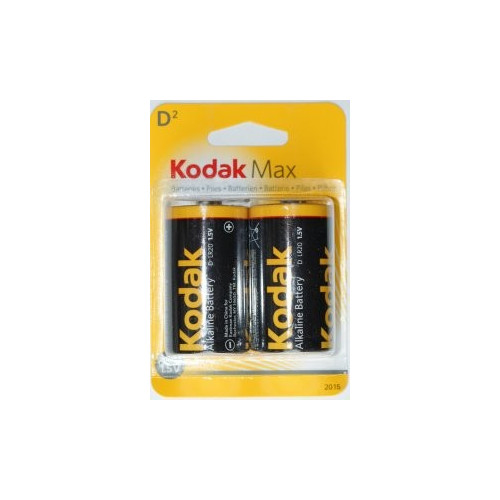 Kodak Max Alkaline Batteries D (MN1300)