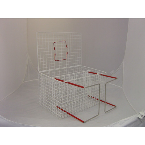 Cage with Crush & Bottom Sliding Floor 46x30x30cm *1