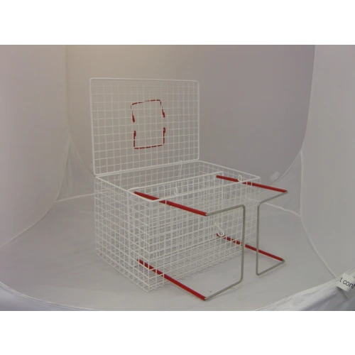 Cage with Crush & Bottom Sliding Floor 46x30x30cm *1