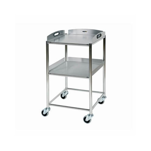 Surgical Trolley Stainless Steel with 2 Trays 860(H)x460(W)x520(D)*1