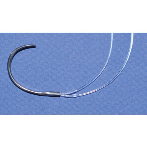 Cruciate Sutures Swedged Very Small 30mm Needle 50LB x 1000mm LOOP +2x10mm Crimps Sterile*1