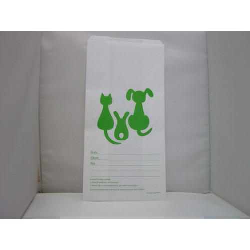 Vet Dispensing Bags Green 5x9" Small *1000
