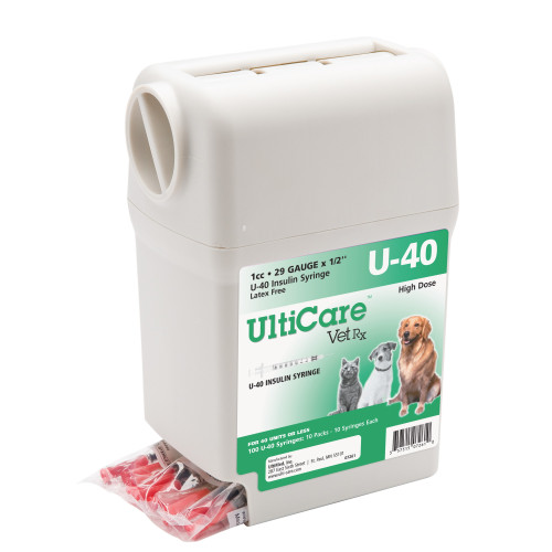 UltiCare (with UltiGuard) U-40 1ml 29g x 1/2" Insulin Syringe*100