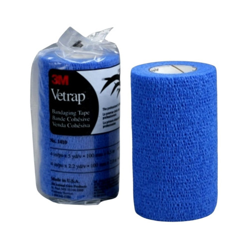 3M Vetrap Cohesive Bandage - 10cm x 4.5m (Blue)