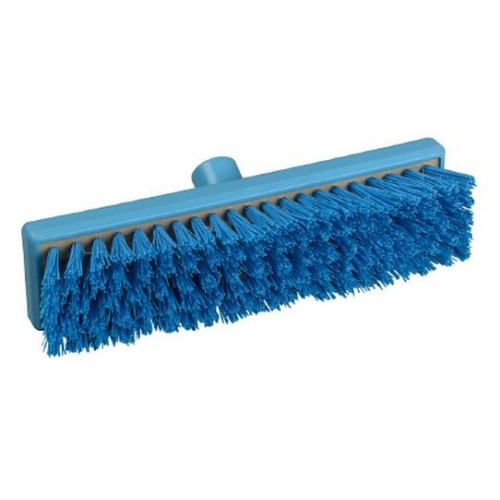 DECK SCRUBBER 300mm - Very Stiff Bristle - BLUE *1