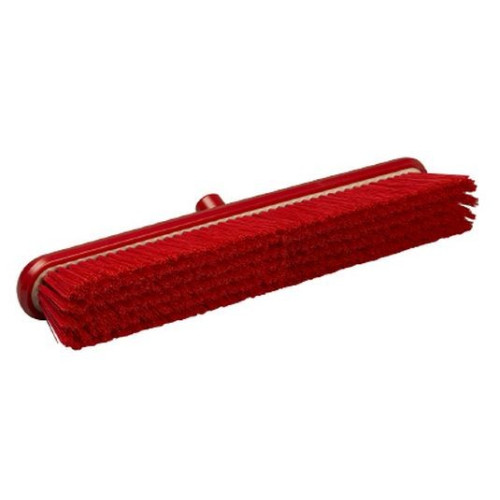 SWEEPING BROOM 609mm Medium stiff Bristle - RED