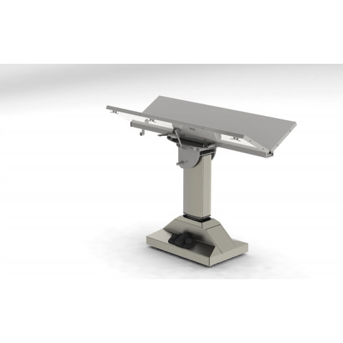 V Top Table with Tilt Electric  w/ rechargable battery and tie down cleats 130x62x95-125cm*1