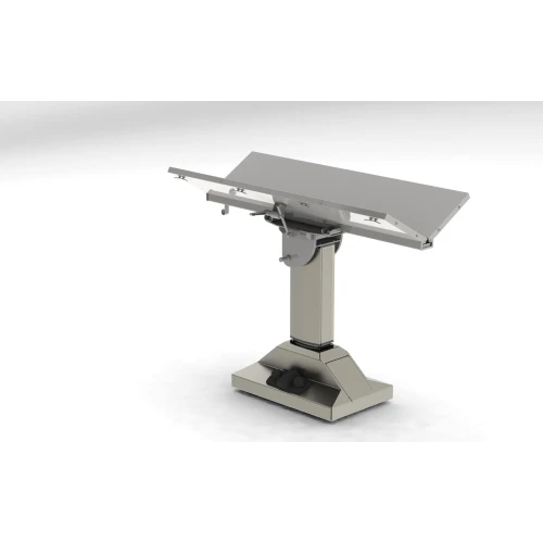 V Top Table with Tilt Electric w/ rechargable battery and tie down cleats 130x62x95-125cm*1