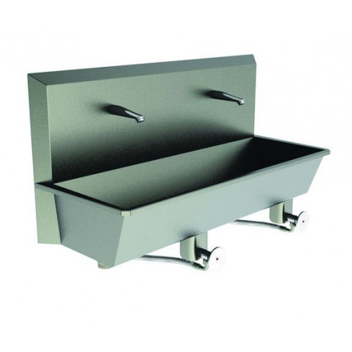 Scrub Sink 2 Station Sinks (Knee Push) Superior quality. Hands Free Operation*1