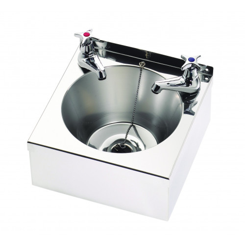 Hand Wash Basin 29.5x29x13.5cm (Taps Bought Seperately WASHPED10)*1