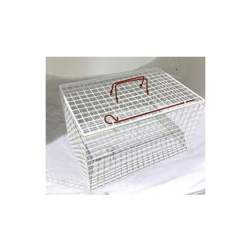 Wire Cat Basket Extra Strong White 45.7x30.5x30.5cm *1