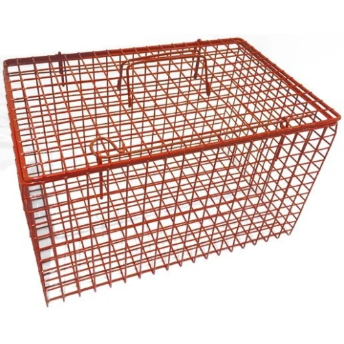 Wire Cat Basket Extra Strong Red 45.7x30.5x30.5cm *1