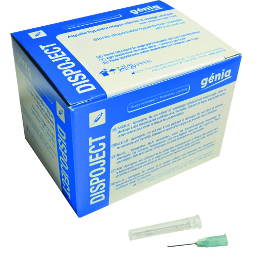 DISPOJECT Disposable Needle 16mm x 0.6 (23g x 5/8 inch)*100