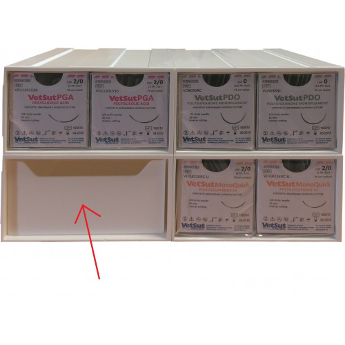 Draw for Surgical Suture Rack*1