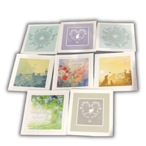 Vet Direct Sympathy Cards Halo Hearts