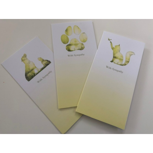 Sympathy Cards - Meadow Paw x 25