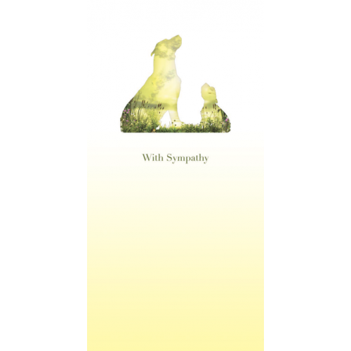 Sympathy Cards - Meadow Dogs x 25