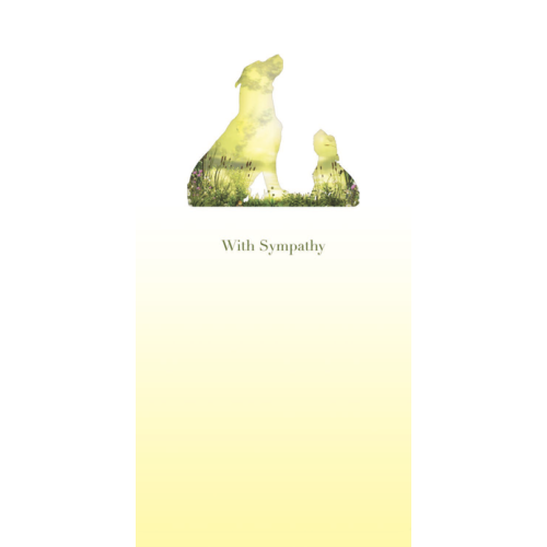 Sympathy Cards Meadow Dogs