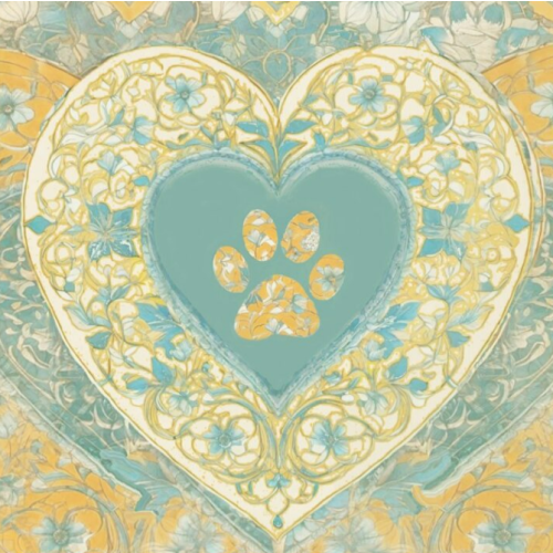 Pet Sympathy Cards - Within Our Hearts Paw