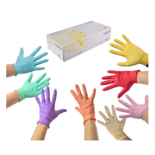 Pearl Nitrile Powder Free Gloves Blue XL