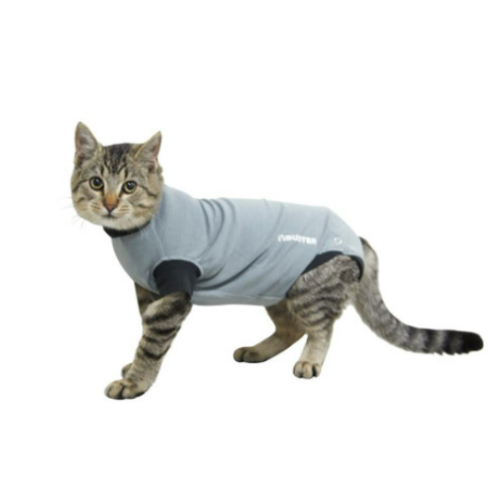 Buster Body Suit EasyGo for cats, black/grey 33cm XXS