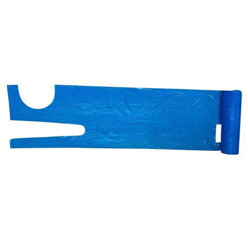 Plastic Apron Blue 27 x 46inch 16 Micron