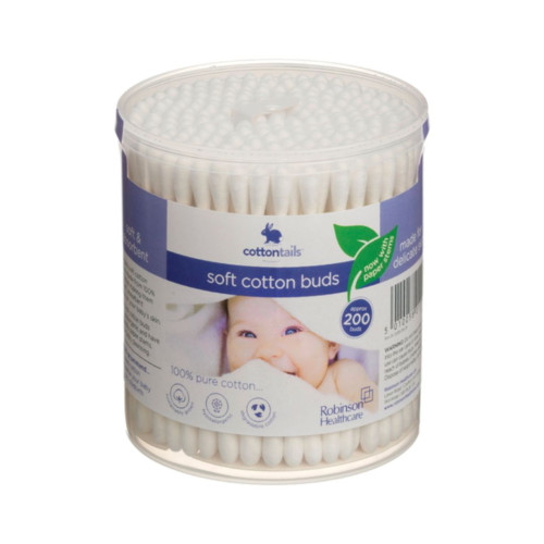 Cottontails Cotton Buds Paper Stems Pack of 200