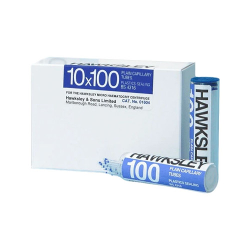 75mm Plain Microhaematocrit Capillary Tubes