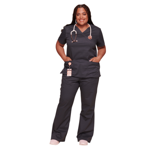 Cherokee Core Stretch 4728 Pewter Tunic 3XL