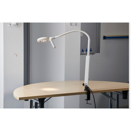Coolview desk mounted examination light & desk bracket 