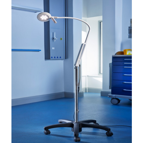Coolview mobile examination light & mobile trolley base