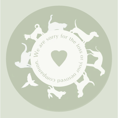 Pet Sympathy Cards Circle of Small Animals