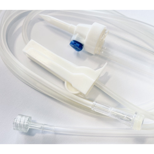 Enmind Veterinary Infusion Set 200cm - 20 drops single injection port