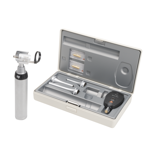 Heine 2.5V Set 1 - Beta 200 Ophthalmoscope and Slit Head Otoscope, Specula Set (Battery Only)