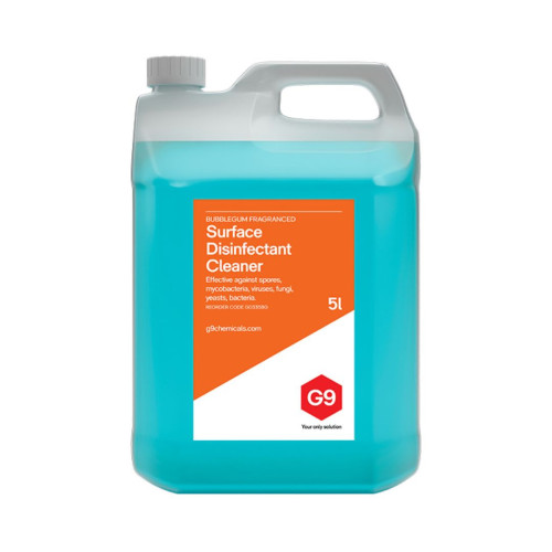 G9 High Level Surface Disinfectant Bubblegum 5L
